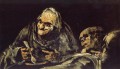 Old eating soup Francisco de Goya